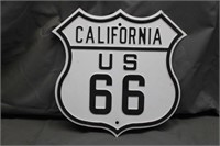 Route 66 California US Highway Sign Heavy Steel