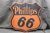 Phillips 66 Single Sided Steel Sign
