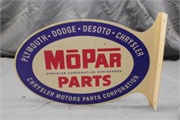Mopar Parts Double Sided Flange Sign