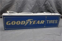 1970's Goodyear Tires Double Sided Lighted Sign