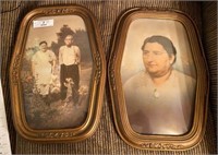 Pair of Framed Antique Photos
