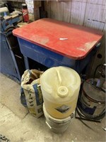 Parts Washer on Stand w/Contents
