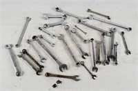 Various Size Combo Wrenches, Craftsman & More