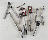 Lot Of Various Size Ratchets, Craftsman & More