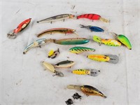 Small Container Of Various Fishing Lures