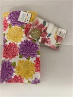 New floral Wallet & kitchen towels