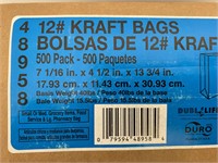 Brown bags 500 count