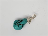 Natural Turquoise (Nugget) Pendant
