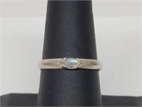 .925 Sterling Silver Moonstone Ring