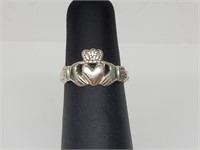 .925 Sterling Silver Claddagh Ring