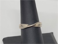 .925 Sterling Silver "Be the Change" Band