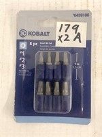 (2x bid) New Kobalt bit sets