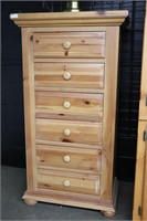 TALL BOY CHEST OF DRAWERS 28"X17"X52"