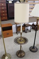 FLOOR LAMP WITH TABLE 57"