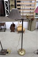 ANTIQUE FLOOR LAMP WITH SHADE 57"