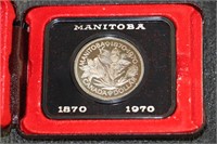 CANADIAN 1970 DOLLAR COIN "MANITOBA"