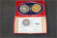 TWO CONFEDERATION 1967 COINS AND 1977 SILVER