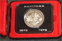 CANADIAN 1970 ONE DOLLAR COIN "MANITOBA"
