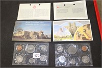 TWO CANADIAN SPECIMEN SETS 1973 AND 1984