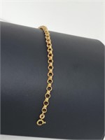 14K Yellow Gold “Tube Style” Bracelet by Atlas Cha