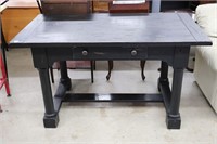 WOODEN PAINTED DESK WITH DRAWER 54"X30"X30"