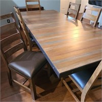 Modern Farmhouse Table & 6 Chairs
