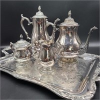 W. M. Rogers Silver Plate Set