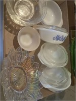 fire king/anchor hocking dishes, Pyrex bowls