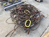 PALLET OF LIFTING CABLES