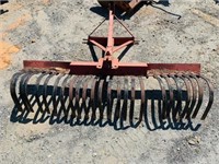 72" LANDSCAPE RAKE, CAT I 3PH MOUNT