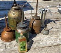 Oil Cans & Machine Oil Bottle