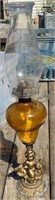 Cherub Oil Lamp
