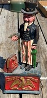 Cast Iron Uncle Sam Bank