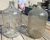 2 - Glass 5 Gallon Jars