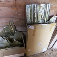 Tin Ceiling Panels - Odd Pieces