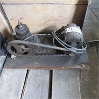 Vintage Air Pump with Electric Motor (as is)