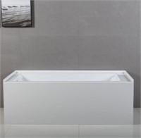 New Aqua Eden 60” Contemporary Alcove Bathtub/Chip