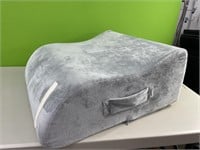 Grey wedge pillow