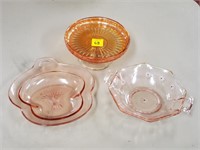 Carnival & Pink Depression Glass