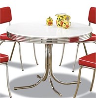 New Cleveland Retro 50’s Chrome Dining Table