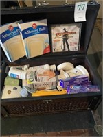 Chest with first aid supplies