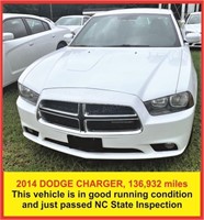 2014 DODGE CHARGER, 136,932 miles