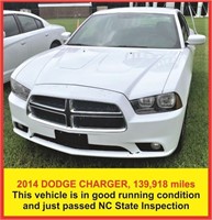 2014 DODGE CHARGER, 139,918 miles