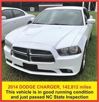 2014 DODGE CHARGER, 142,812 miles