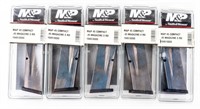 Lot of 5 S&W M&P 45 Compact Magazines