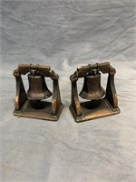 C1920 Liberty Bell Bookends