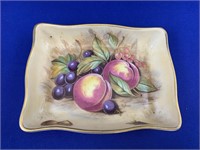 Aynsley Signed D Jones Orchard Candy Dish