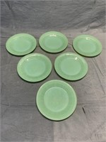 6 Fire King Luncheon Plates