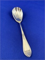 C1880 Shell Silverplate Sugar Spoon