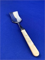 Silverplate Mother of Pearl Serving Spoon Shovel